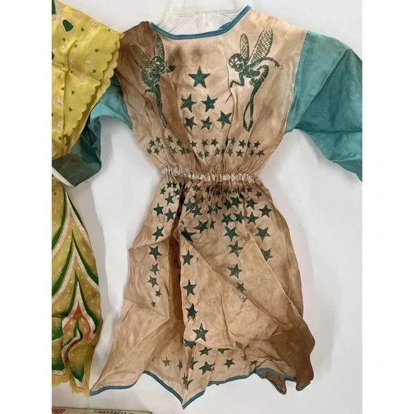 Vintage Ben Cooper Halloween (2) Costumes Wand Wings Mask Tinkerbell Walt Disney - Picture 6 of 16